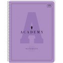 Kołozeszyt (kołonotatnik) ACADEMY Hybry A4+ 80k. 90g krata Interdruk Interdruk