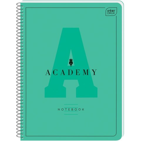 Kołozeszyt (kołonotatnik) Academy Hybrid A5+ 80k. 90g linia Interdruk Interdruk
