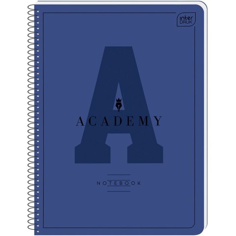 Kołozeszyt (kołonotatnik) Academy Hybrid A5+ 80k. 90g linia Interdruk Interdruk