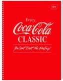 Kołozeszyt (kołonotatnik) COCA COLA HYBRID A4 100k. 70g krata Interdruk Interdruk