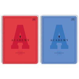 Kołozeszyt (kołonotatnik) Hybrid Academy 90g A5+ 80k. 90g krata Interdruk Interdruk