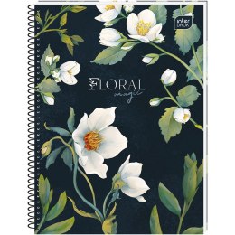 Kołozeszyt (kołonotatnik) Hybrid Fiori A6 80k. 70g krata Interdruk Interdruk