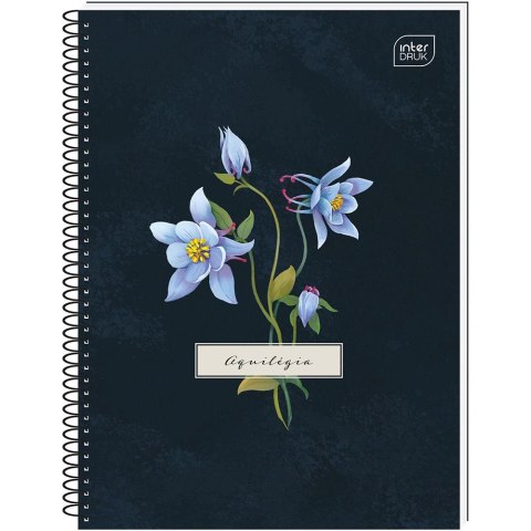 Kołozeszyt (kołonotatnik) A6 Hybrid Fiori 80k. 70g krata Interdruk Interdruk