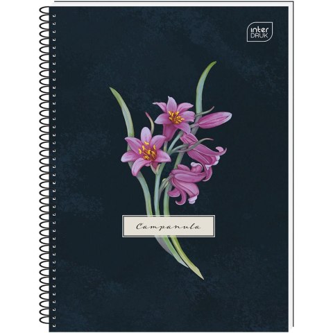 Kołozeszyt (kołonotatnik) A6 Hybrid Fiori 80k. 70g krata Interdruk Interdruk