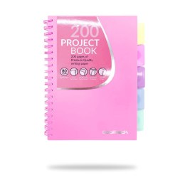 Kołozeszyt (kołonotatnik) CoolPack Powder pink B5 krata Patio (78768CP) Patio