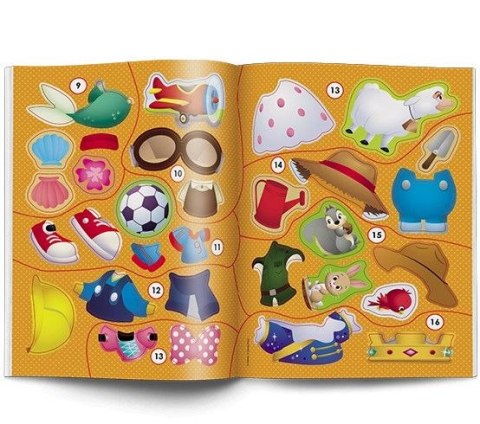 Książeczka edukacyjna Disney Maluch. Ubieranka. Kim jestem? Ameet (MUB 9201) Ameet