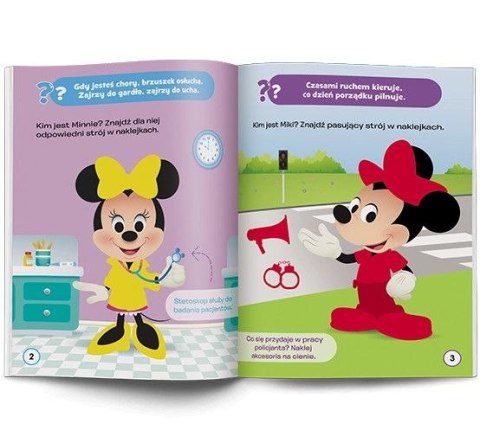 Książeczka edukacyjna Disney Maluch. Ubieranka. Kim jestem? Ameet (MUB 9201) Ameet