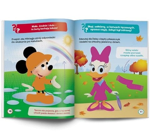 Książeczka edukacyjna Disney Maluch. Ubieranka. W co się ubrać? Ameet (MUB 9202) Ameet