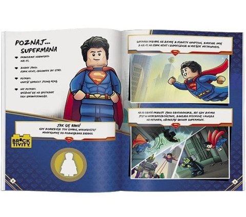Książeczka edukacyjna LEGO® DC Super Heroes™. Superman rusza na pomoc Ameet (LNC 6462) Ameet