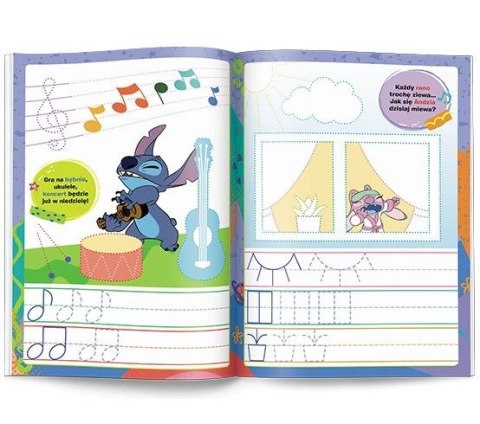 Książeczka edukacyjna Stitch. Rysujemy Szlaczki Ameet (KSS 9115) Ameet
