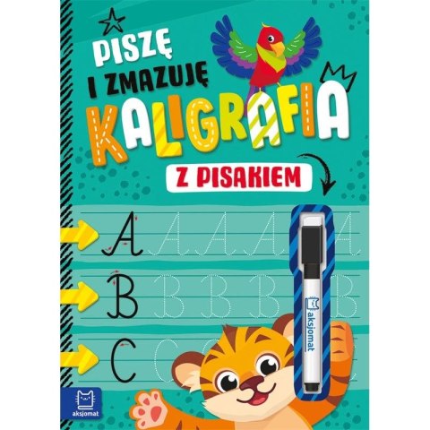 Książka dla dzieci Piszę i zmazuję. Kaligrafia z pisakiem Aksjomat Aksjomat