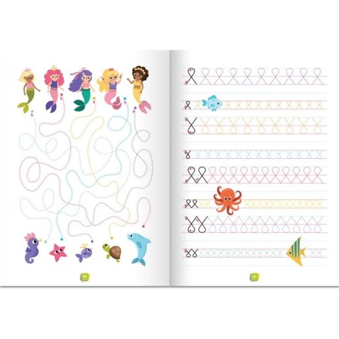 Książka dla dzieci Piszę i zmazuję. Rysuję szlaczki z pisakiem Aksjomat Aksjomat