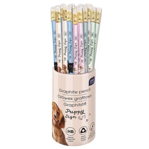 Ołówek PUPPY SIGN HB Interdruk (36szt tuba) Interdruk