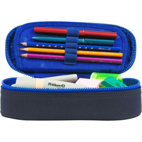 Piórnik Funky granatowy Oxford (400196562) Oxford