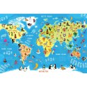 Puzzle KIDS 5 WORLD MAP 5902277368966 250 el. Interdruk (250 el) Interdruk