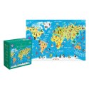 Puzzle KIDS 5 WORLD MAP 5902277368966 250 el. Interdruk (250 el) Interdruk
