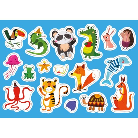 Puzzle KIDS 5 WORLD MAP 5902277368966 250 el. Interdruk (250 el) Interdruk