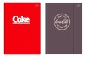 Teczka kartonowa na gumkę COCA COLA HYBRID A4 mix Interdruk Interdruk