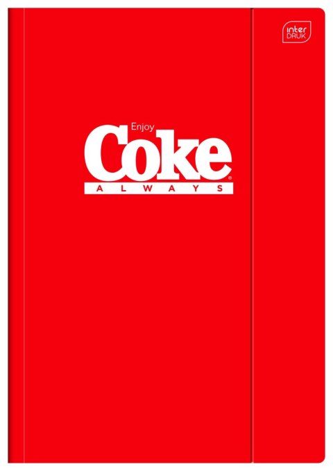 Teczka kartonowa na gumkę COCA COLA HYBRID A4 mix Interdruk Interdruk