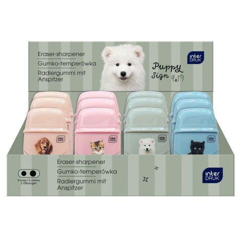 Temperówka PUPPY SIGN podwójna mix Interdruk Interdruk