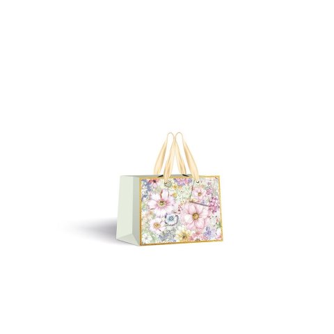 Torba prezentowa GOLD 18x23x10 A5 Interdruk (190g mała pozioma) Interdruk