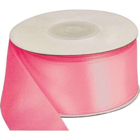 Wstążka Craft-Fun Series satynowa 38x25 [mm x m] różowy Titanum (TS38-006) Titanum