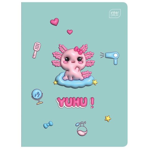 Zeszyt A5 16k. 70g krata Interdruk (ZE16KFK) Interdruk