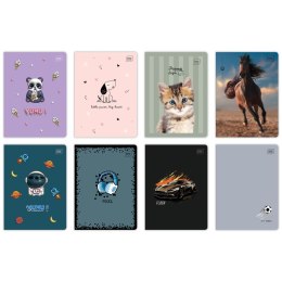 Zeszyt A5 16k. 70g linia kolor Interdruk Interdruk