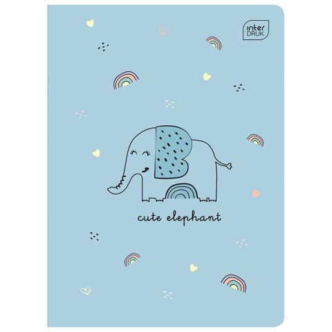 Zeszyt A5 16k. 70g trzy linie Interdruk Interdruk