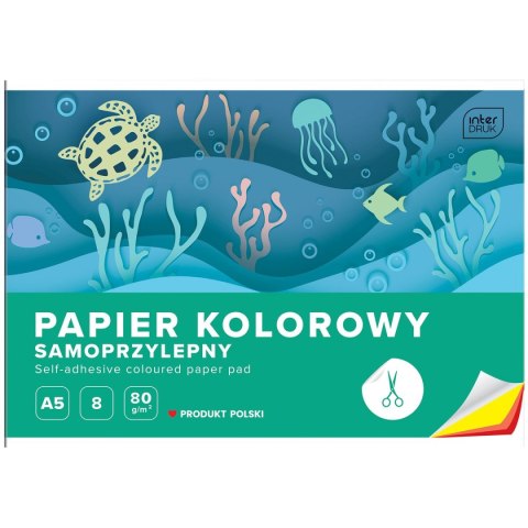Zeszyt A5 8k. 80g KRATKA Interdruk Interdruk