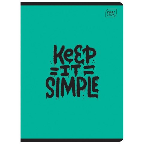 Zeszyt FLUO A5 60k. 70g krata Interdruk Interdruk