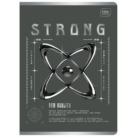 Zeszyt METALIC A5 60k. 70g krata Interdruk Interdruk