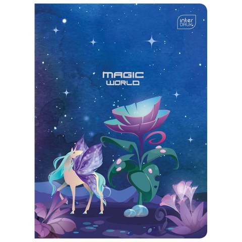 Zeszyt METALIC FANTASY A5 60k. 70g krata Interdruk Interdruk