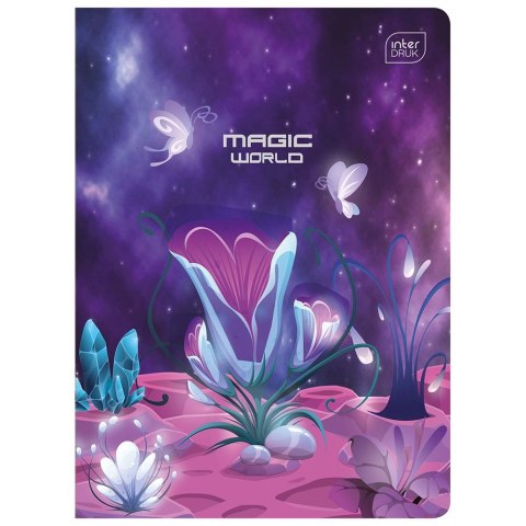 Zeszyt METALIC FANTASY A5 60k. 70g krata Interdruk Interdruk