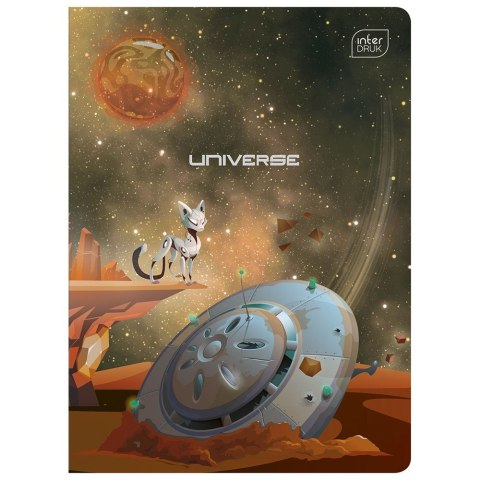 Zeszyt METALIC FANTASY A5 60k. 70g krata Interdruk Interdruk