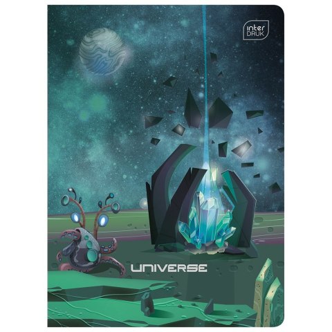 Zeszyt METALIC FANTASY A5 60k. 70g krata Interdruk Interdruk