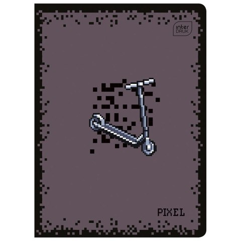 Zeszyt PIXEL A5 16k. 70g krata Interdruk (ZE16KFK) Interdruk