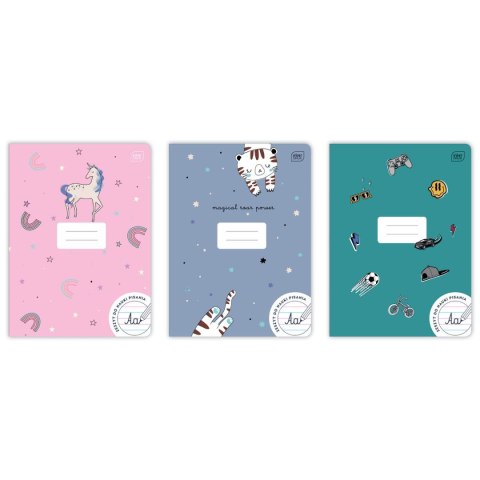 Zeszyt PP MAGICZNY A4 32k. 70g linia kolor Interdruk Interdruk