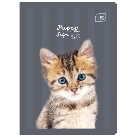 Zeszyt PUPPY SIGN A5 32k. 70g linia kolor Interdruk Interdruk