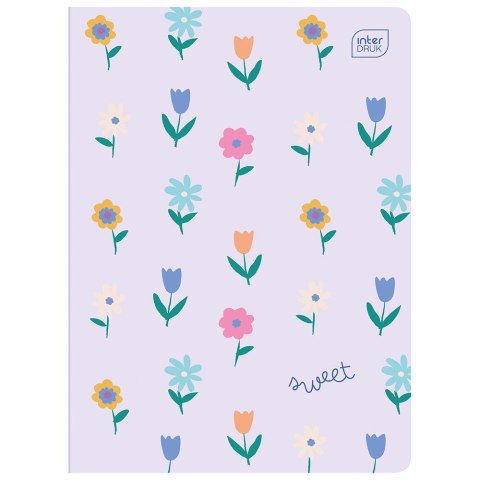 Zeszyt SWEET A5 32k. 70g linia kolor Interdruk Interdruk