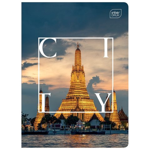 Zeszyt travel A5 96k. 70g krata Interdruk Interdruk