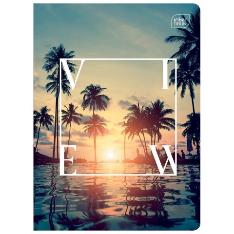 Zeszyt travel A5 96k. 70g krata Interdruk Interdruk