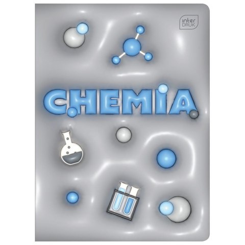 Zeszyt tematyczny A5 HYBRID CHEMIA 60k. 70g krata Interdruk (+pigułka wiedzy) Interdruk