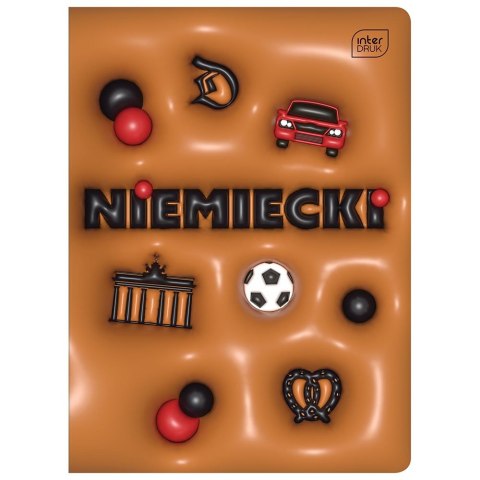 Zeszyt tematyczny HYBRID +pigułka wiedzy A5 60k. 70g krata Interdruk Interdruk