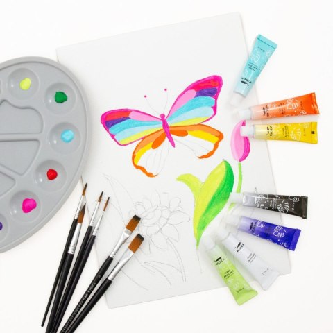 Farby akwarelowe 12ml 12 kolor. Kidea (FAA12KA) Kidea