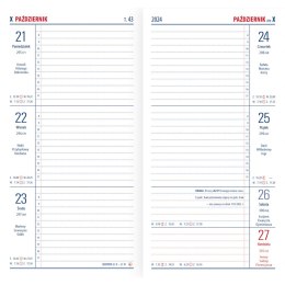 Kalendarz książkowy (terminarz) TENOROS 102mm x 193mm Wydawnictwo Telegraph (N2) Wydawnictwo Telegraph