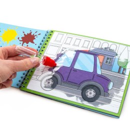 Kolorowanka Pojazdy MAGICZNA WIELORAZOWA KOLOROWANKA WODNA Derform (MWKWOKA) Derform