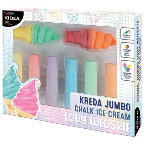 Kreda Kidea kolor: mix 8 szt Derform (KRJLW8KA) Derform