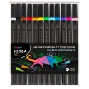 Marker permanentny wkład mix okrągła końcówka Kidea (MBC12KKA) Kidea
