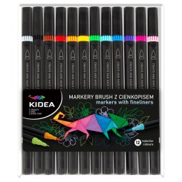 Marker permanentny wkład mix okrągła końcówka Kidea (MBC12KKA) Kidea